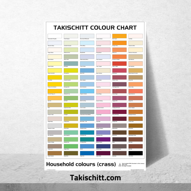 Takischitt Colour Chart Mock up 03 Takischitt Colour Chart Mock up 03