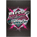 Bassic Bitch Poster in a Rock n Roll Parody 01